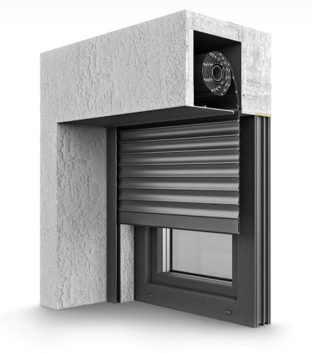 verdektliggende rolluiken quadbox